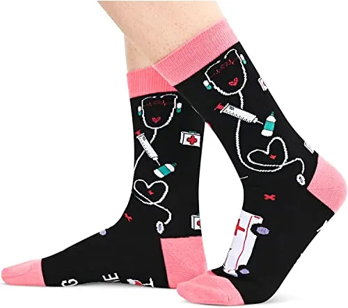 Unisex Nurse Socks, Nursing Socks, Nurse Gifts, CNA Gifts, Future Nurse Gifts, RN Gifts, Student Nurse Gifts, Nurse Day Gifts, CNA Week Gifts