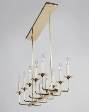 Veronique Linear 10 Chandelier