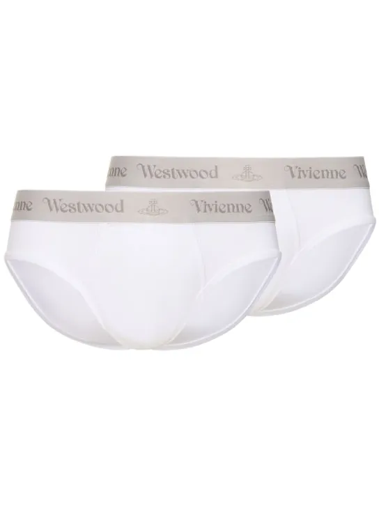 Vivienne Westwood   Pack of 2 stretch cotton briefs 