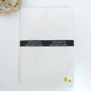 White Cotton Drill Napkins - Set of 4