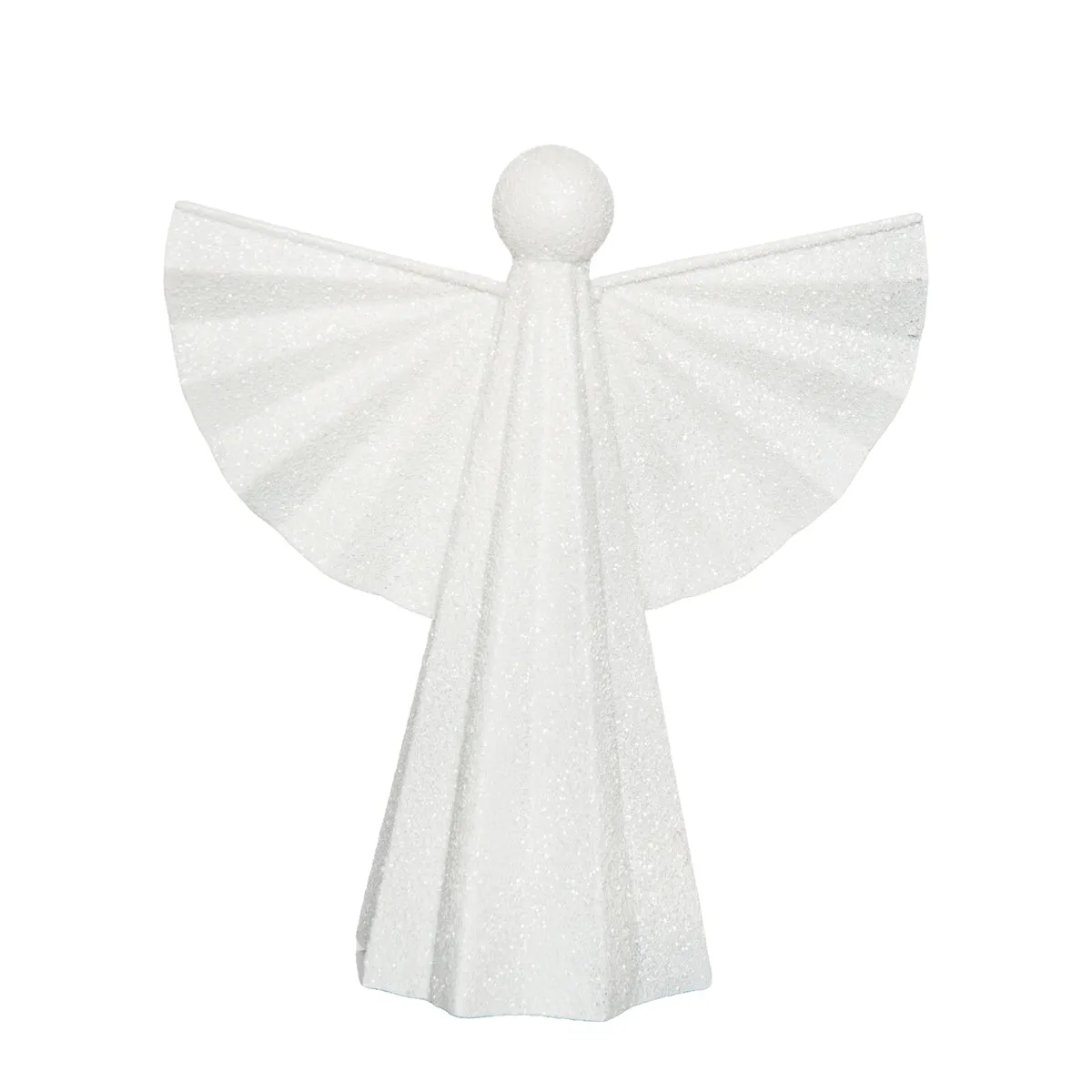 White Shimmer Angel Figurine