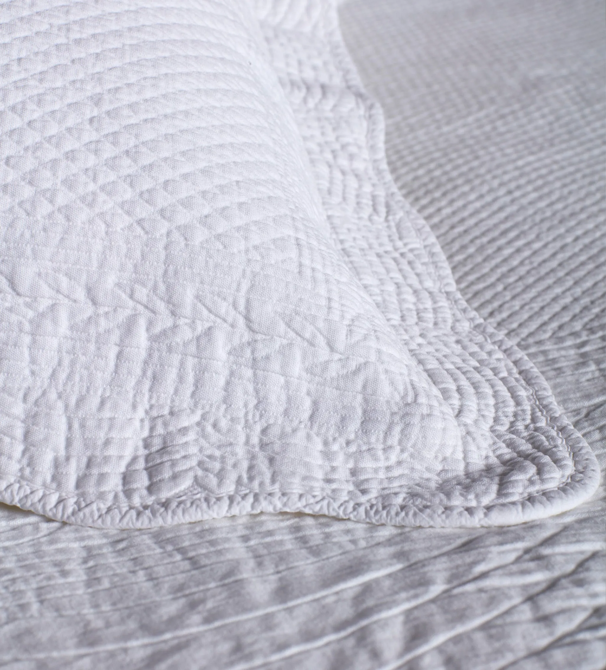 White Verity 100% Cotton Cushion Covers