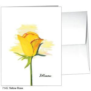 Yellow Rose, Greeting Card (7145)