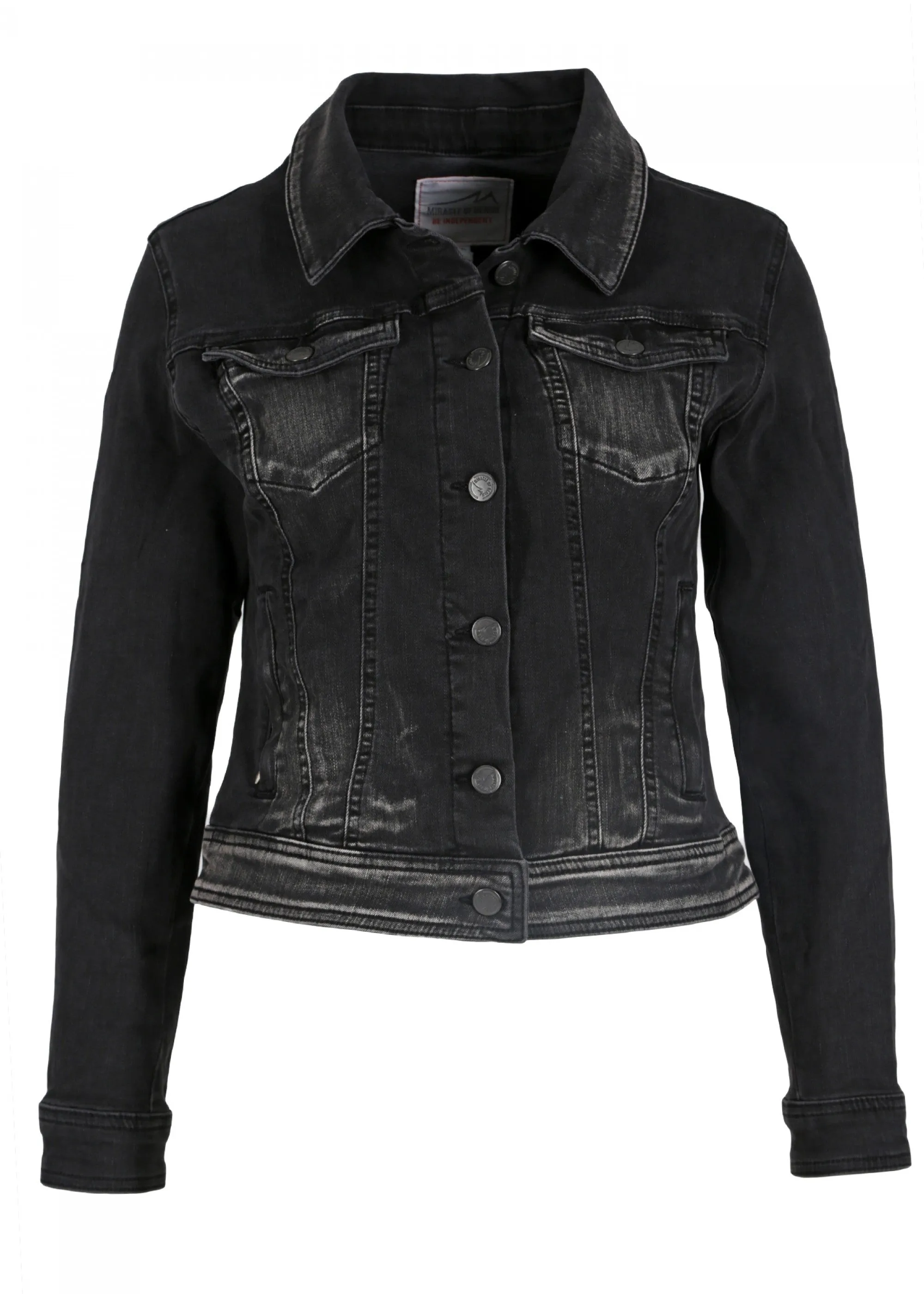 Zwart spijkerjasje | M.O.D. Suzy jeans jacket masaai black